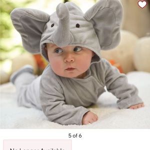 Pottery barn baby elephant costume
